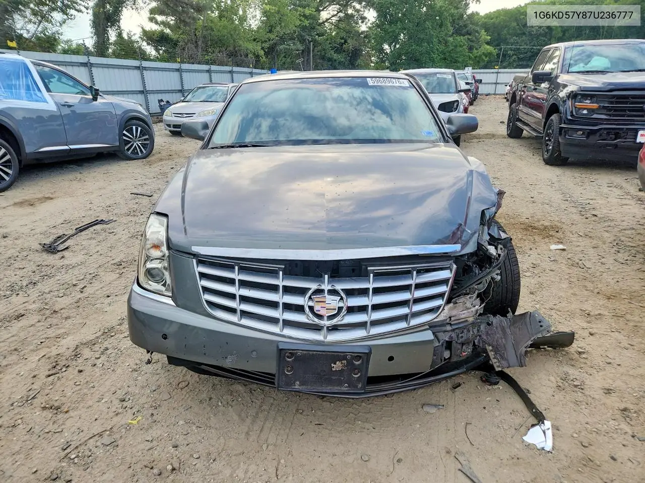 2007 Cadillac Dts VIN: 1G6KD57Y87U236777 Lot: 59689676