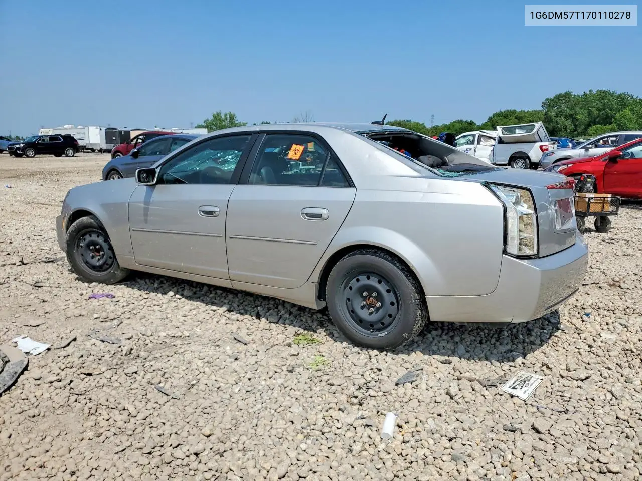 2007 Cadillac Cts VIN: 1G6DM57T170110278 Lot: 60045586