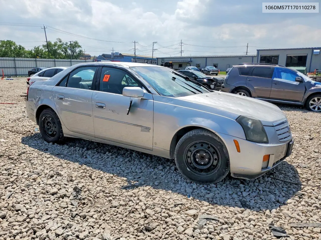 2007 Cadillac Cts VIN: 1G6DM57T170110278 Lot: 60045586