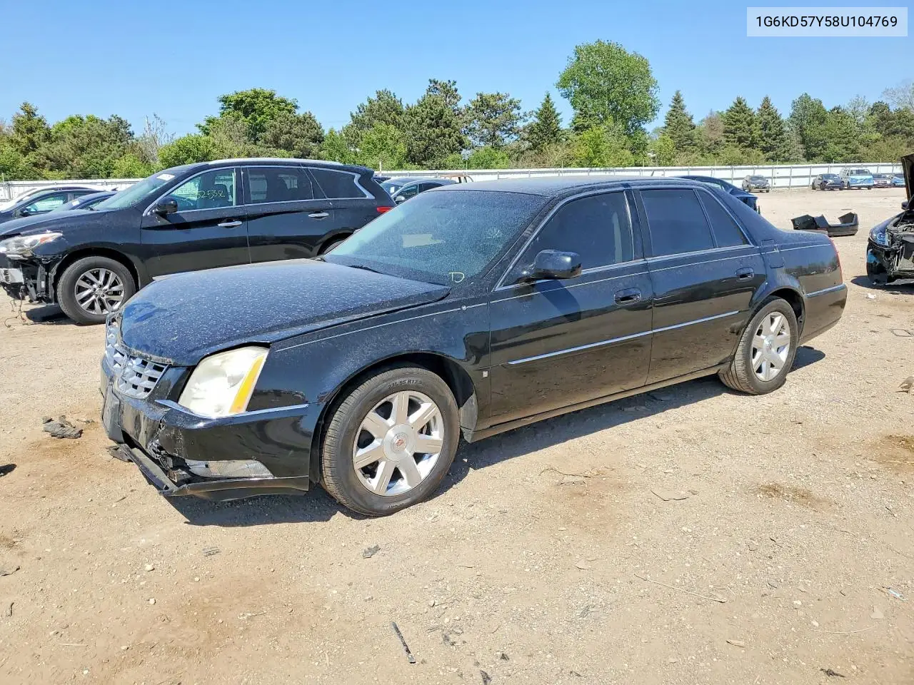 2008 Cadillac Dts VIN: 1G6KD57Y58U104769 Lot: 53784726
