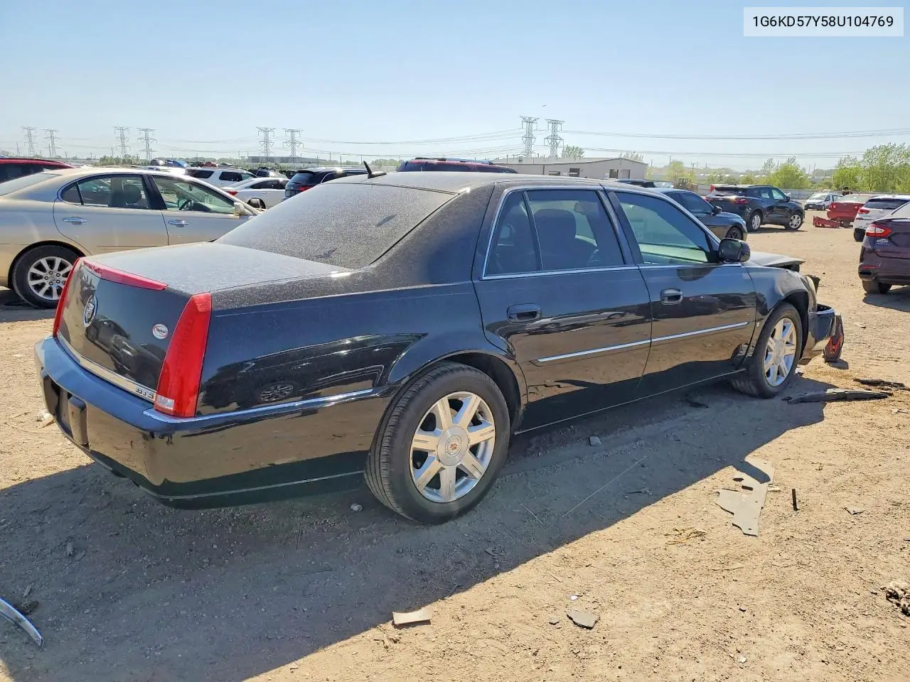 2008 Cadillac Dts VIN: 1G6KD57Y58U104769 Lot: 53784726