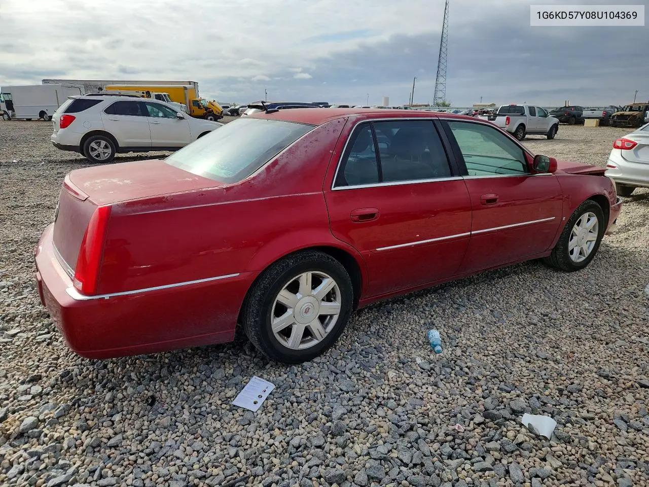 2008 Cadillac Dts VIN: 1G6KD57Y08U104369 Lot: 54181096