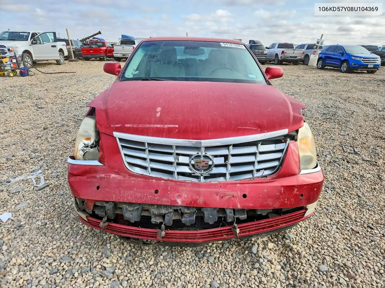 2008 Cadillac Dts VIN: 1G6KD57Y08U104369 Lot: 54181096