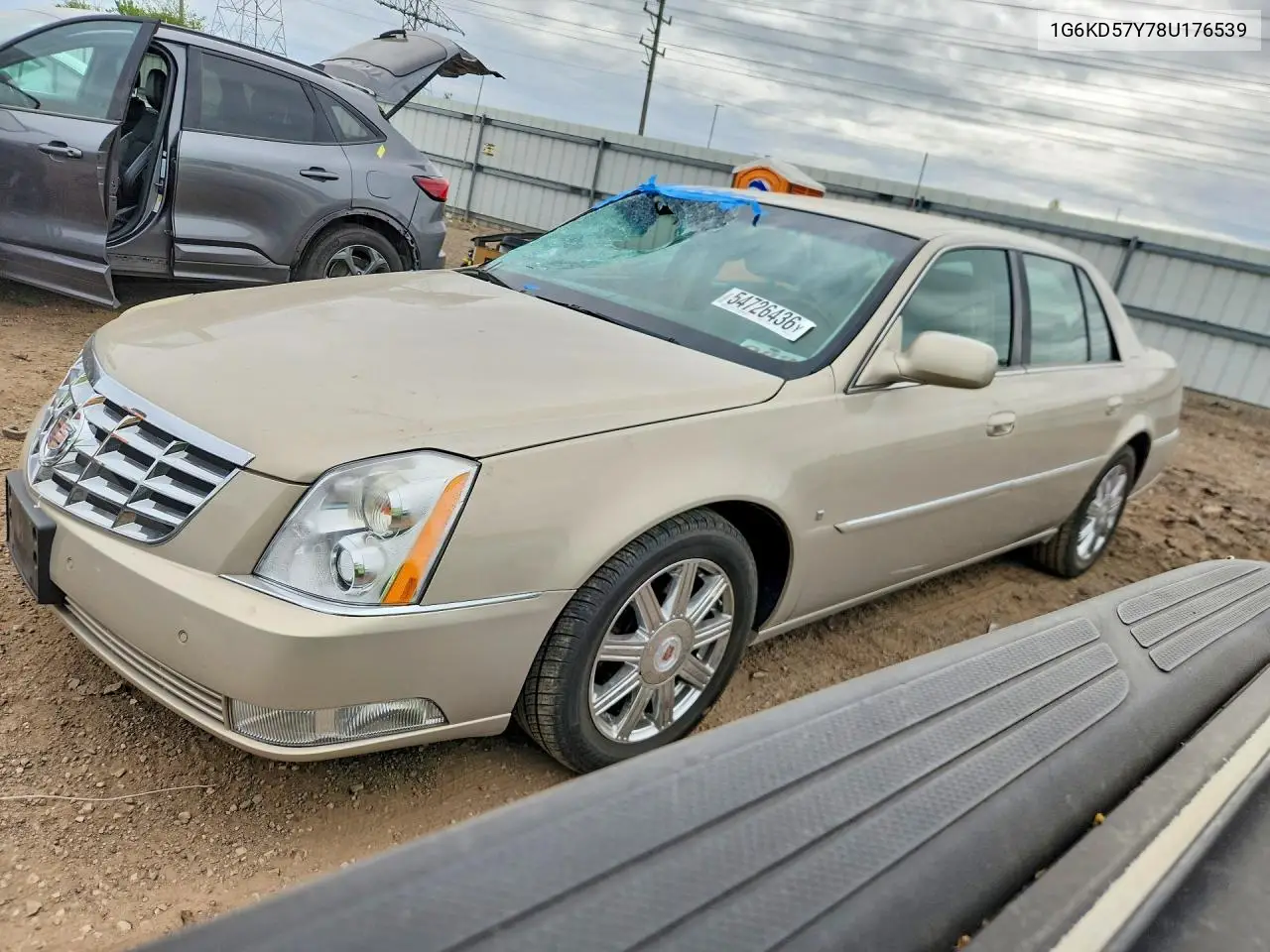 2008 Cadillac Dts VIN: 1G6KD57Y78U176539 Lot: 54726436