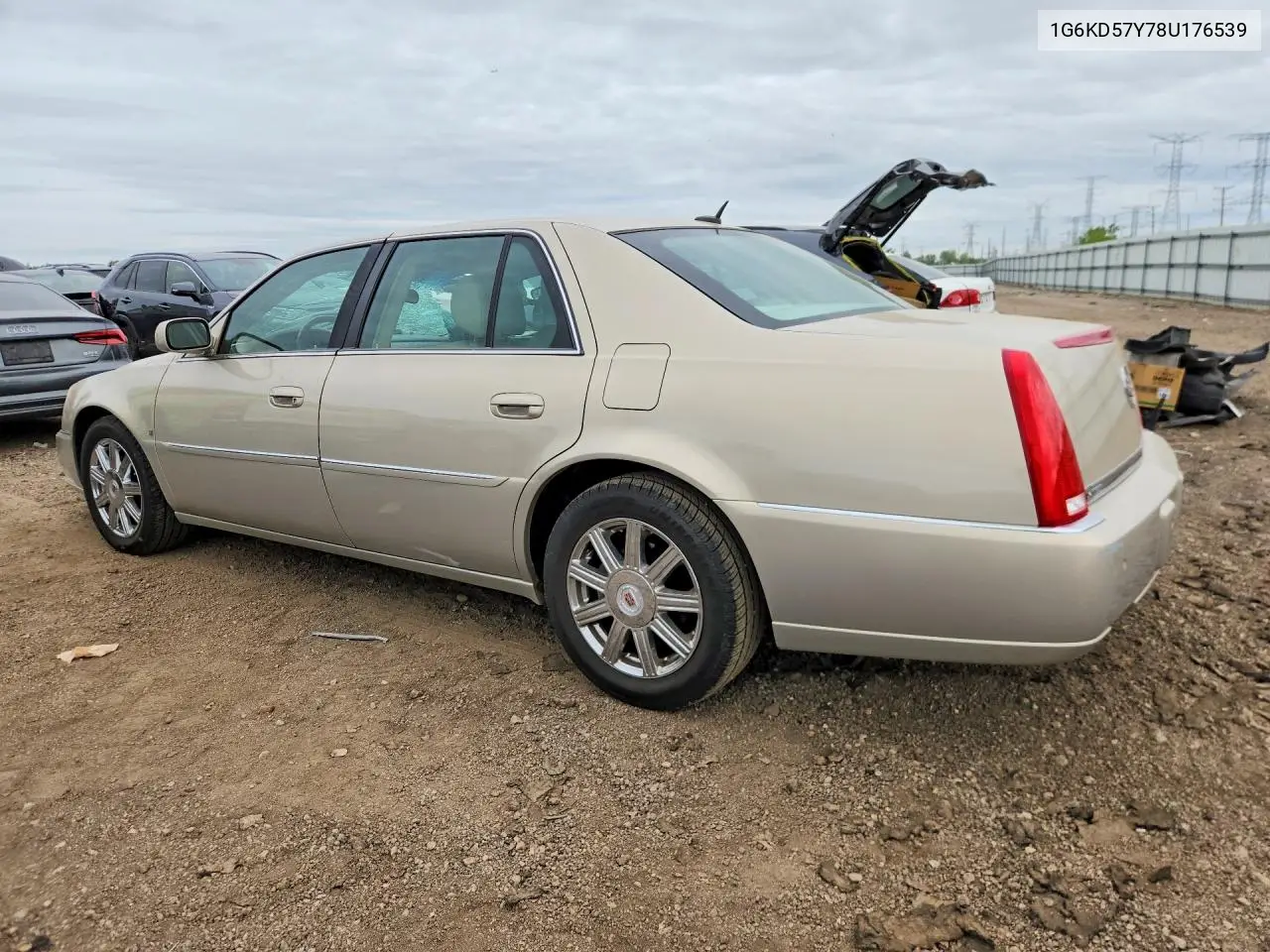 2008 Cadillac Dts VIN: 1G6KD57Y78U176539 Lot: 54726436