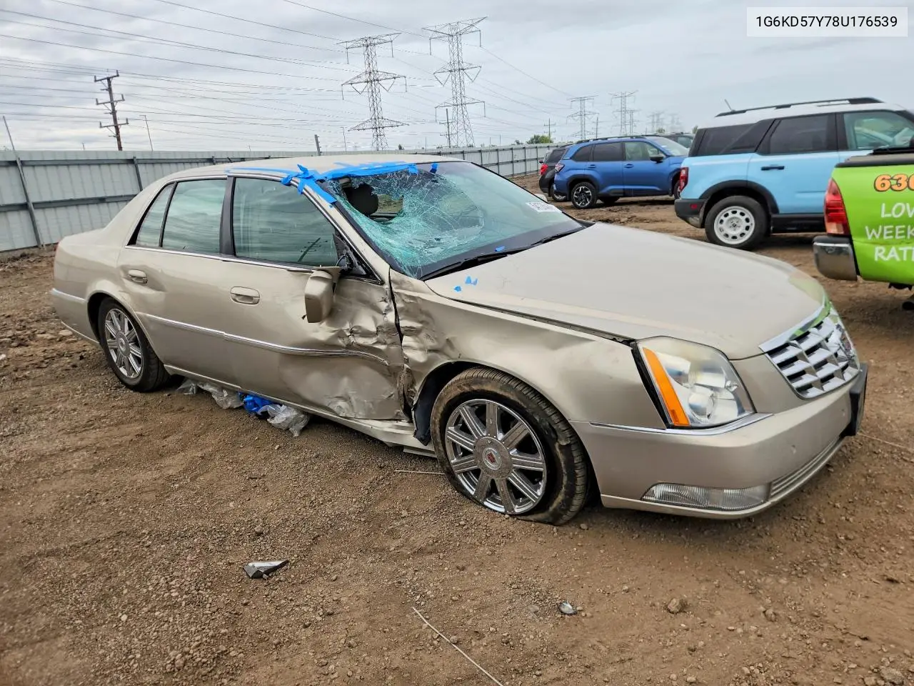 2008 Cadillac Dts VIN: 1G6KD57Y78U176539 Lot: 54726436