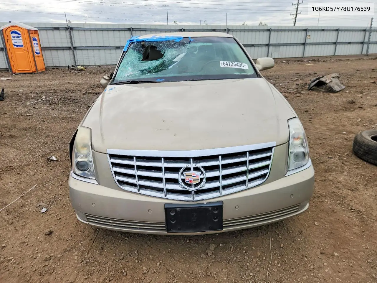 2008 Cadillac Dts VIN: 1G6KD57Y78U176539 Lot: 54726436