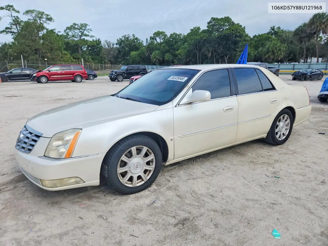 2008 Cadillac Dts VIN: 1G6KD57Y88U121968 Lot: 56328646