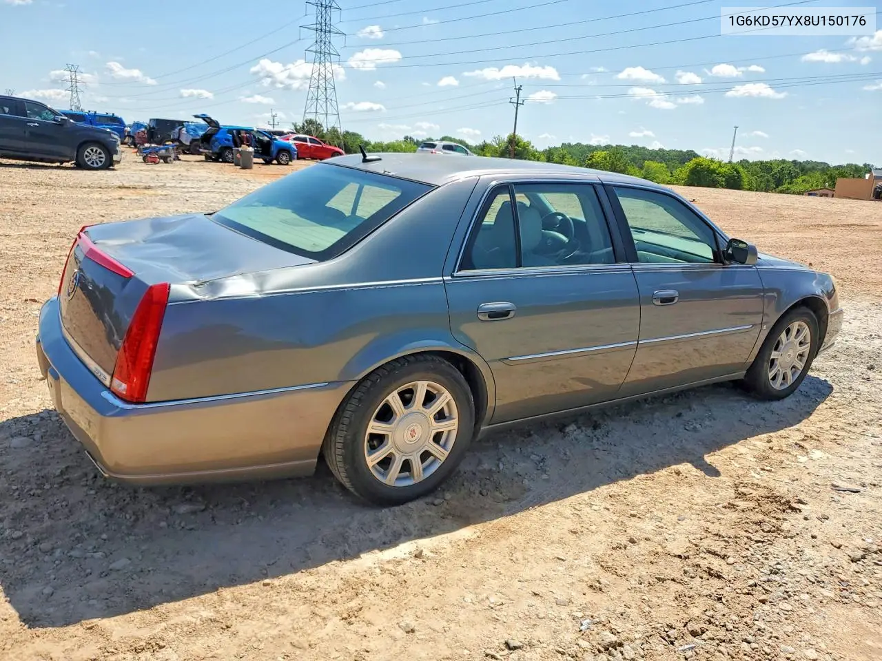 2008 Cadillac Dts VIN: 1G6KD57YX8U150176 Lot: 58205326