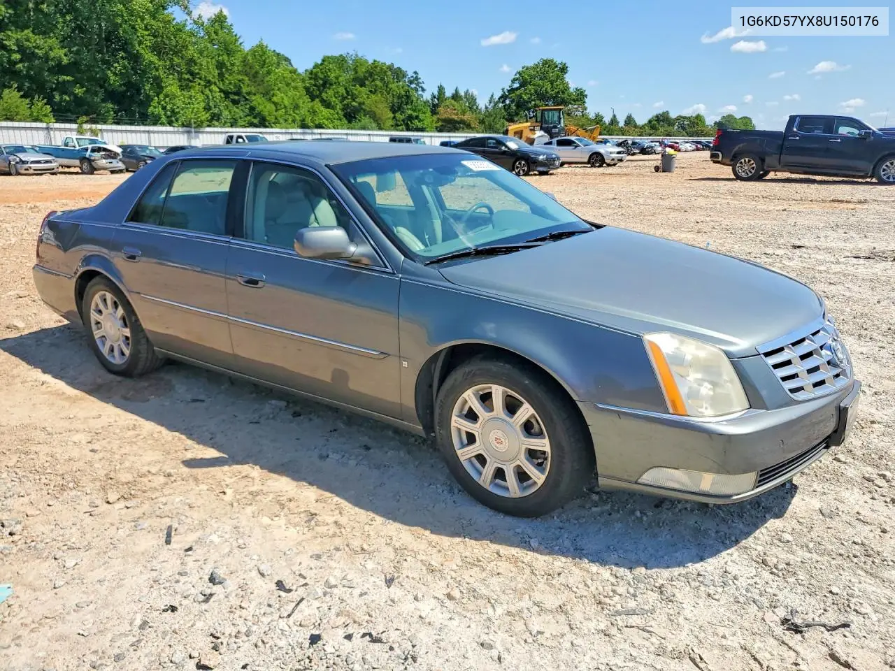 2008 Cadillac Dts VIN: 1G6KD57YX8U150176 Lot: 58205326