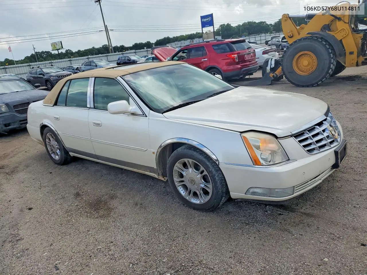 2008 Cadillac Dts VIN: 1G6KD57Y68U114811 Lot: 58266526