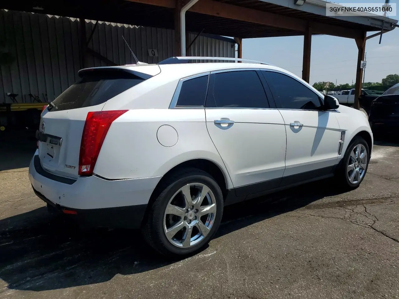 2010 Cadillac Srx Premium Collection VIN: 3GYFNKE40AS651040 Lot: 58378606