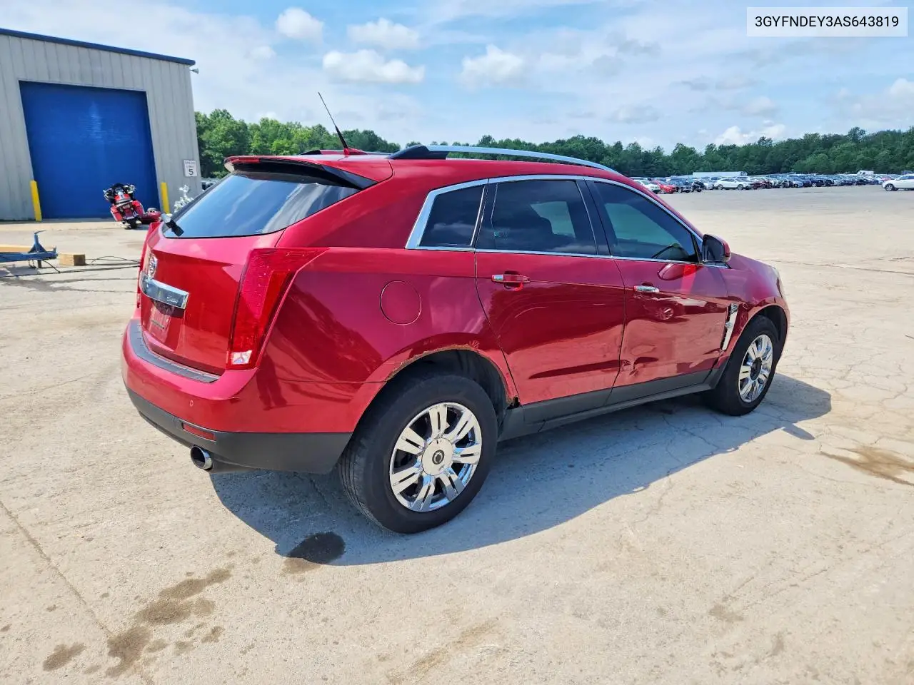 2010 Cadillac Srx Luxury Collection VIN: 3GYFNDEY3AS643819 Lot: 58543606