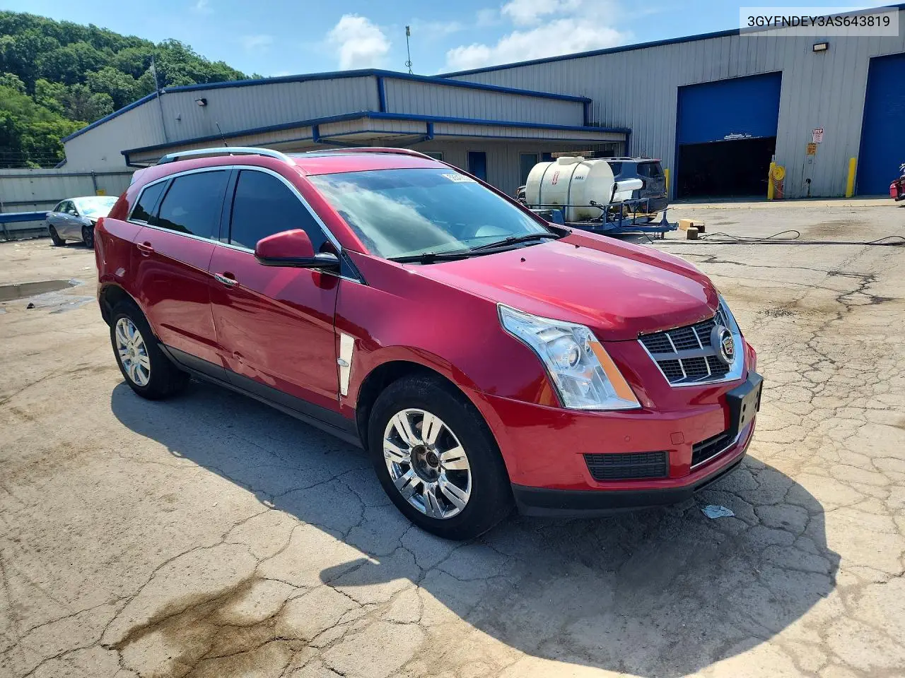 2010 Cadillac Srx Luxury Collection VIN: 3GYFNDEY3AS643819 Lot: 58543606