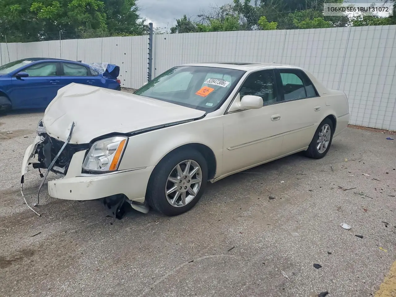 2011 Cadillac Dts Luxury Collection VIN: 1G6KD5E61BU131072 Lot: 53947306