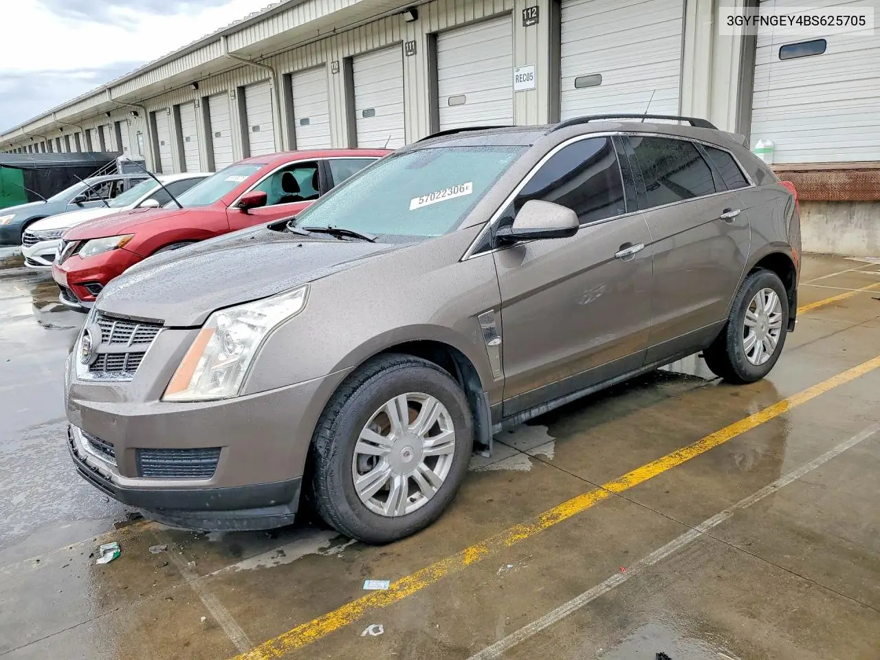 2011 Cadillac Srx VIN: 3GYFNGEY4BS625705 Lot: 57022306