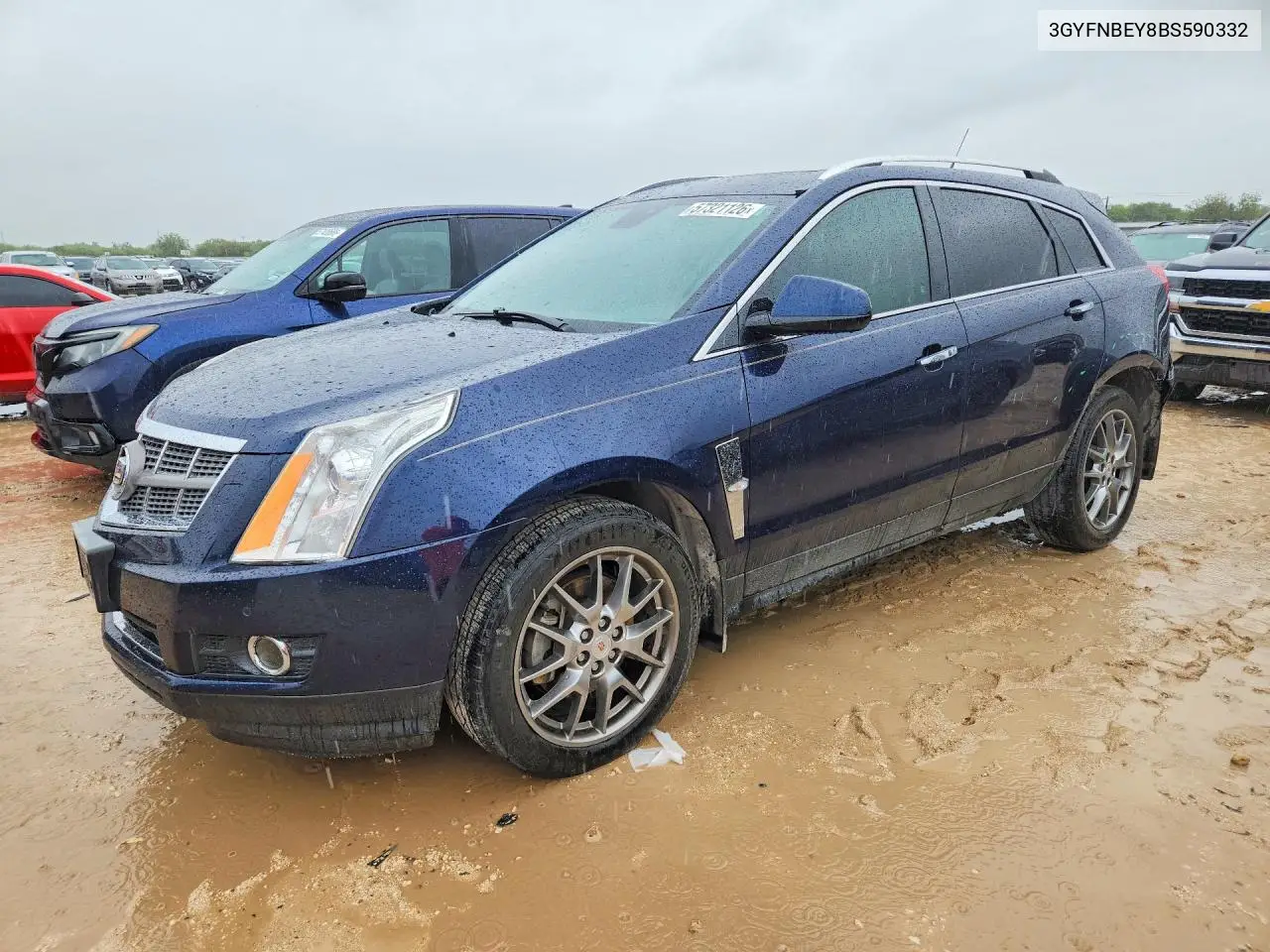 2011 Cadillac Srx Performance Collection VIN: 3GYFNBEY8BS590332 Lot: 57321126