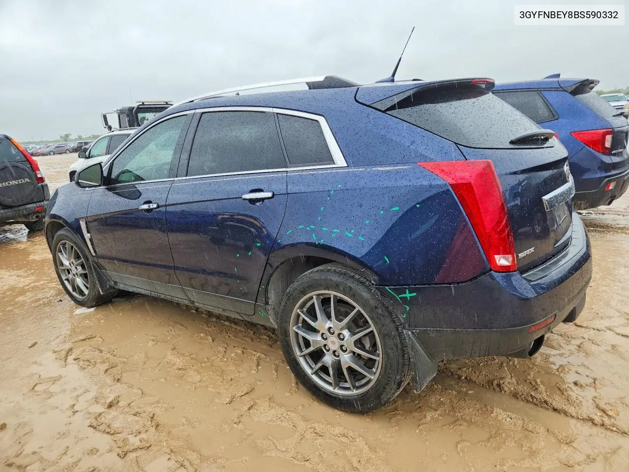 2011 Cadillac Srx Performance Collection VIN: 3GYFNBEY8BS590332 Lot: 57321126