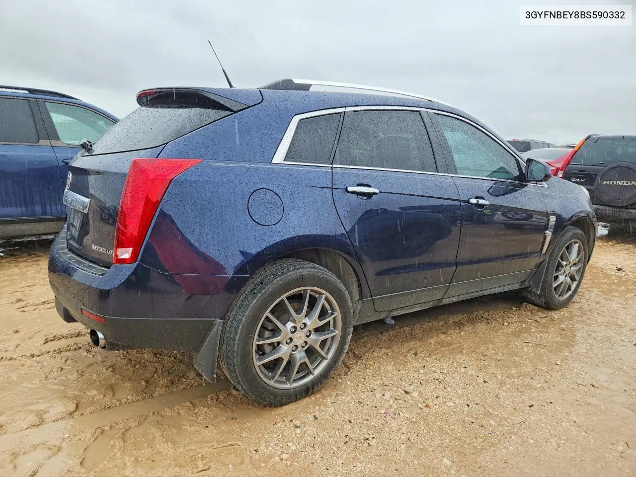 2011 Cadillac Srx Performance Collection VIN: 3GYFNBEY8BS590332 Lot: 57321126