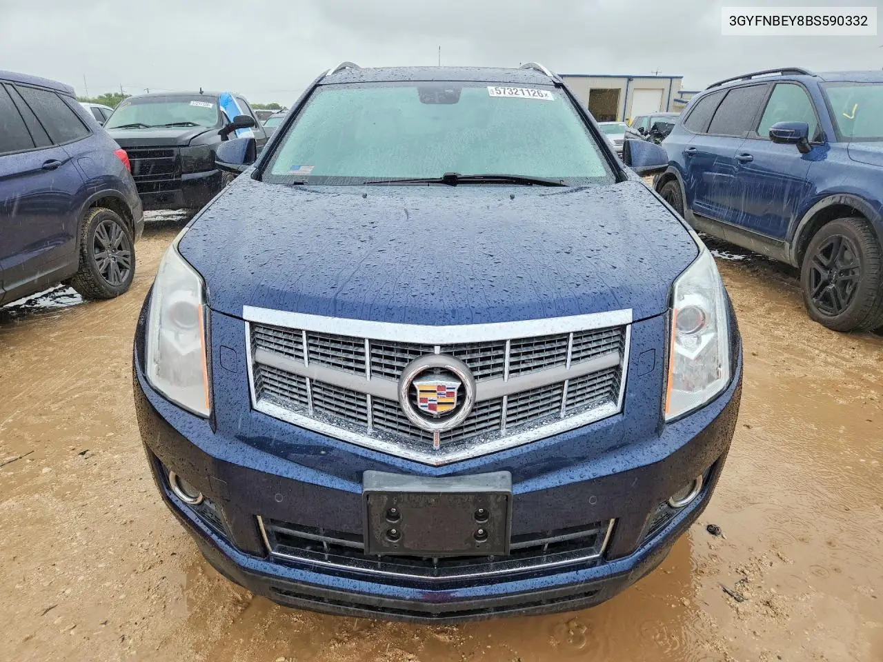 2011 Cadillac Srx Performance Collection VIN: 3GYFNBEY8BS590332 Lot: 57321126