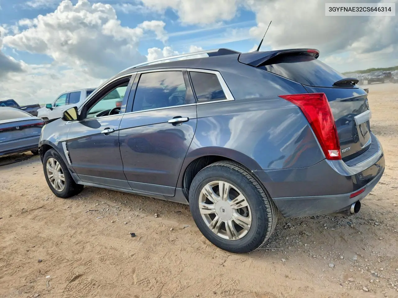 2012 Cadillac Srx Luxury Collection VIN: 3GYFNAE32CS646314 Lot: 54142896