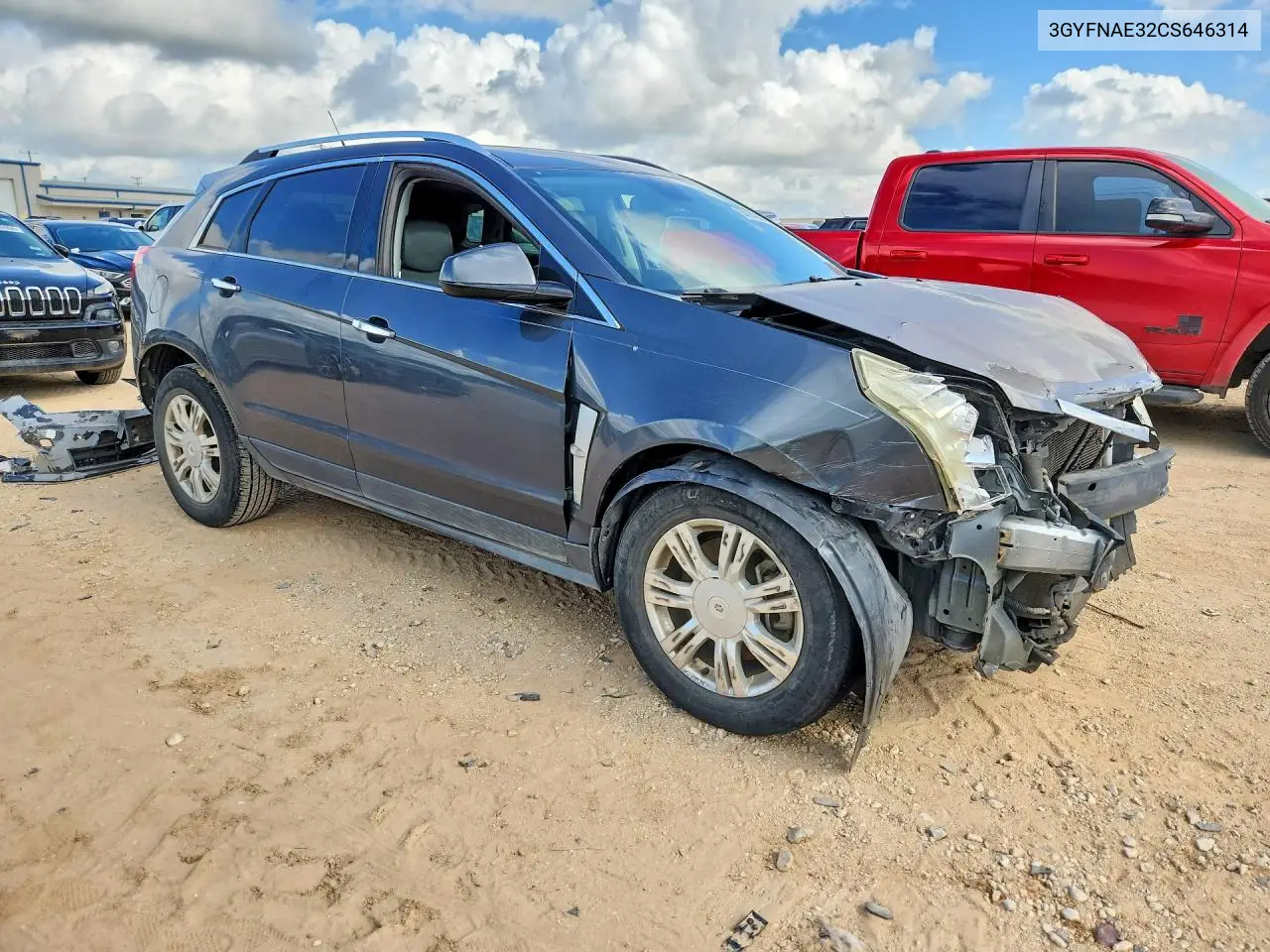 2012 Cadillac Srx Luxury Collection VIN: 3GYFNAE32CS646314 Lot: 54142896