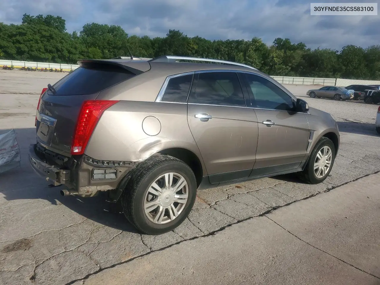 2012 Cadillac Srx Luxury Collection VIN: 3GYFNDE35CS583100 Lot: 56782386