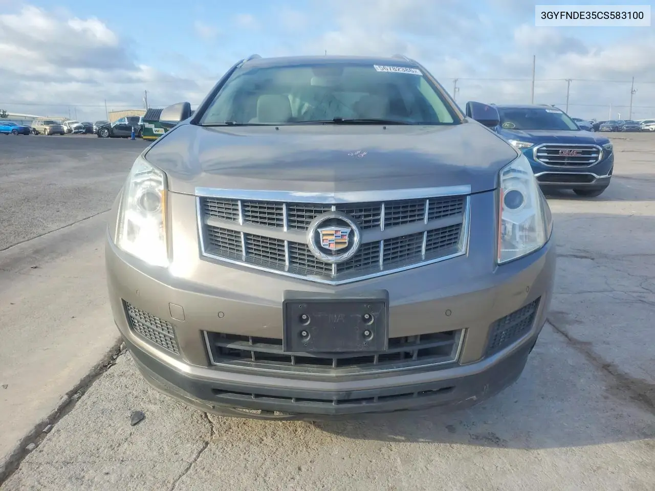 2012 Cadillac Srx Luxury Collection VIN: 3GYFNDE35CS583100 Lot: 56782386