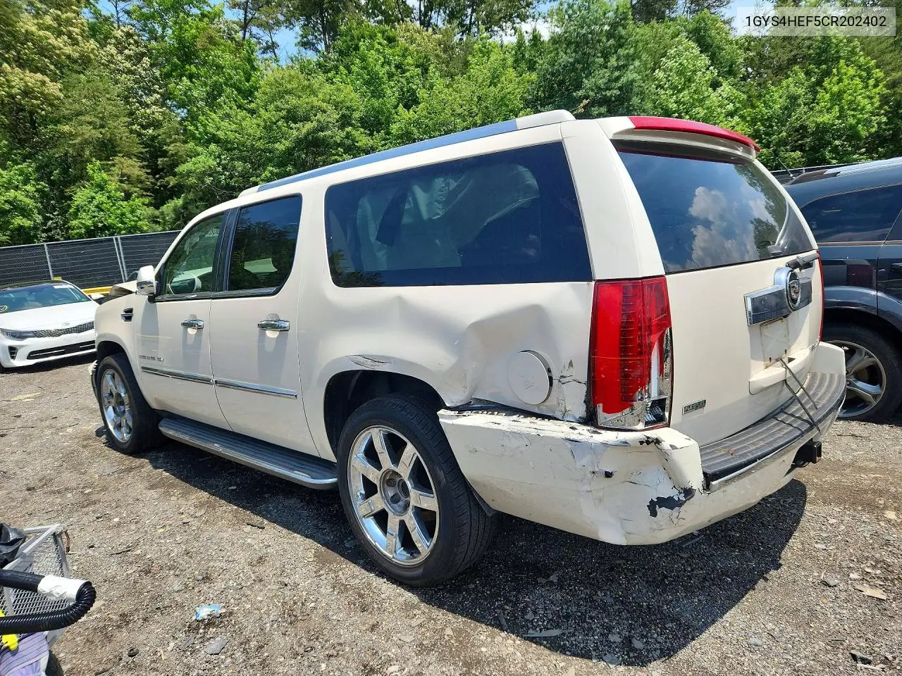 2012 Cadillac Escalade Esv Luxury VIN: 1GYS4HEF5CR202402 Lot: 56854496