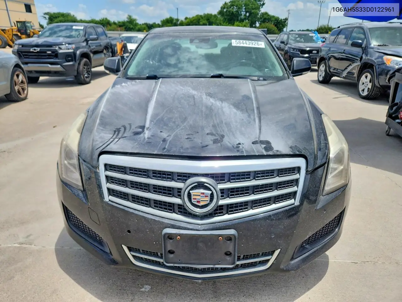 2013 Cadillac Ats Luxury VIN: 1G6AH5S33D0122961 Lot: 58443926