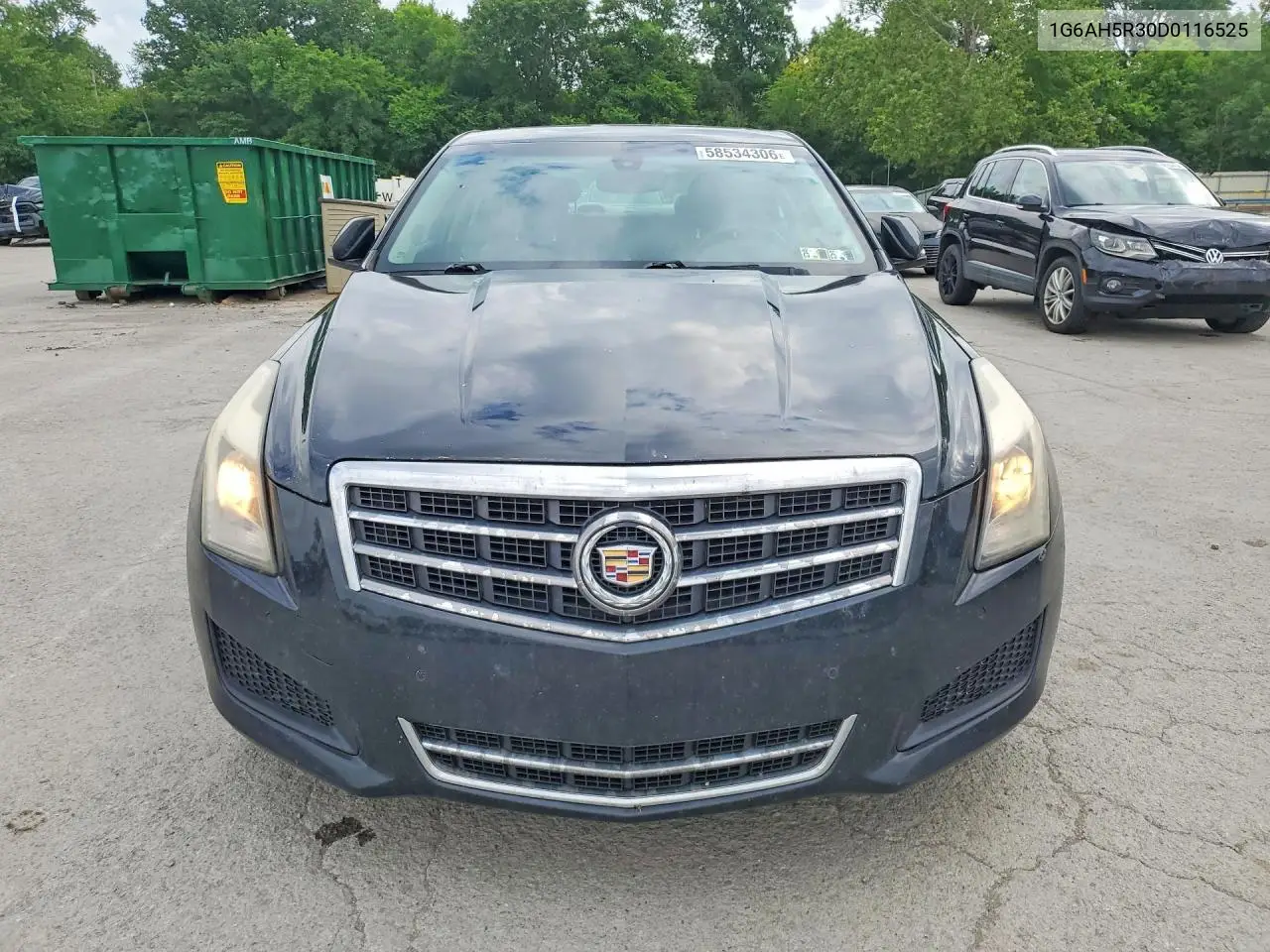 2013 Cadillac Ats Luxury VIN: 1G6AH5R30D0116525 Lot: 58534306
