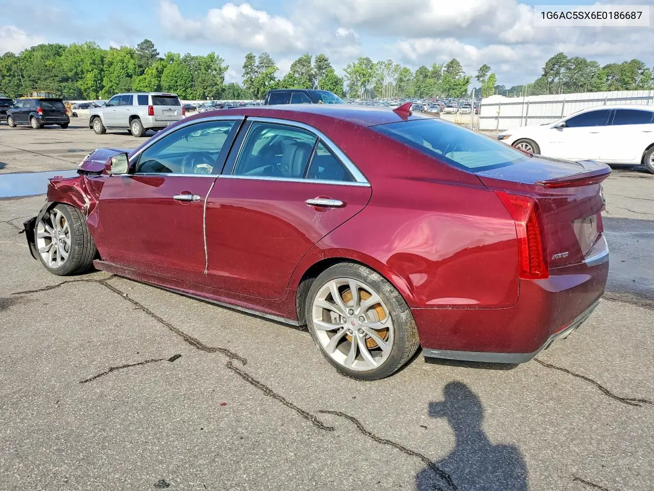 2014 Cadillac Ats Performance VIN: 1G6AC5SX6E0186687 Lot: 56758876