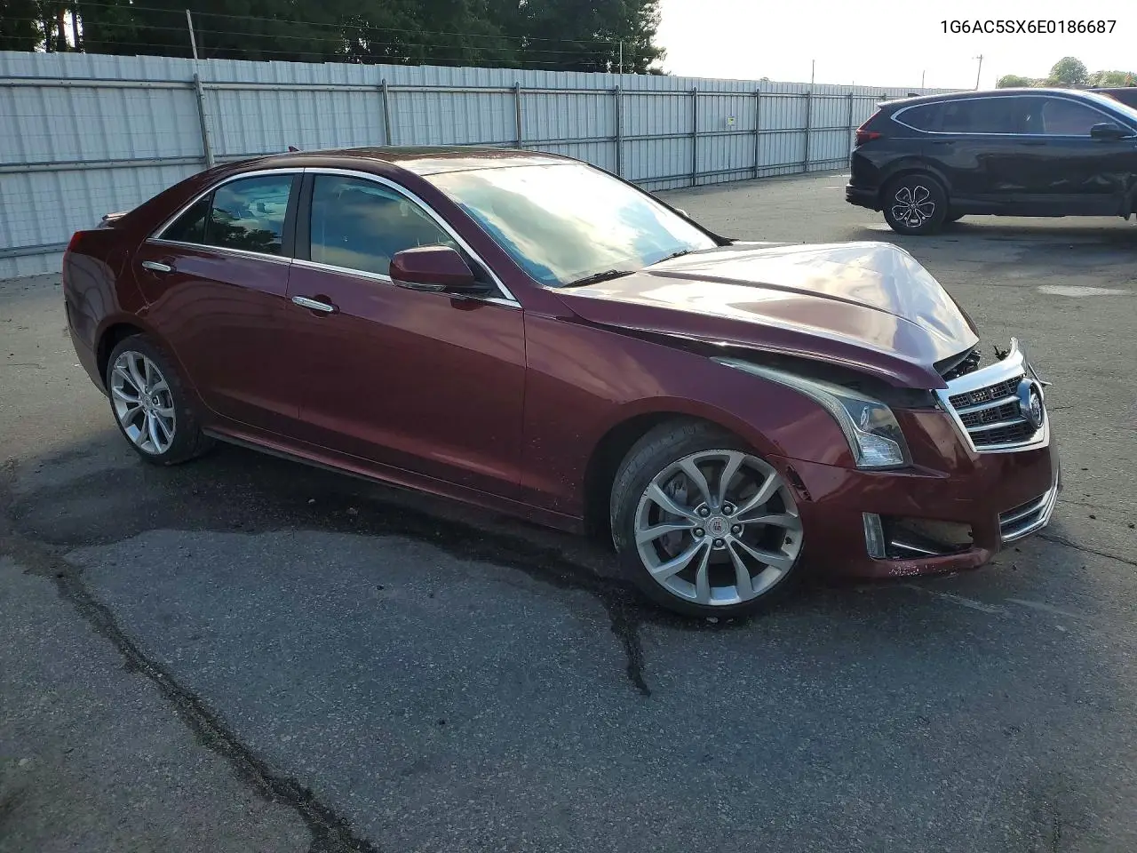 2014 Cadillac Ats Performance VIN: 1G6AC5SX6E0186687 Lot: 56758876