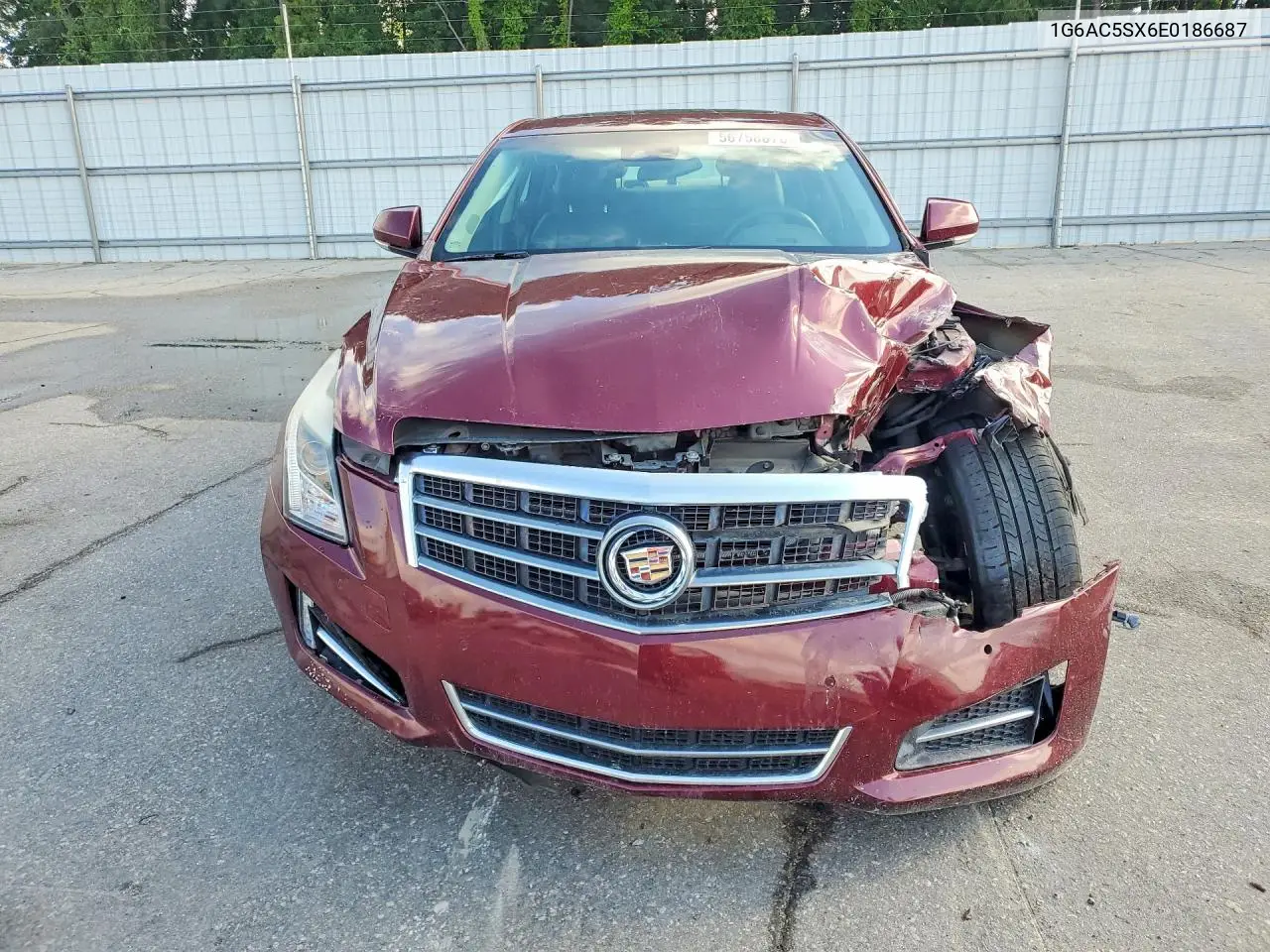 2014 Cadillac Ats Performance VIN: 1G6AC5SX6E0186687 Lot: 56758876