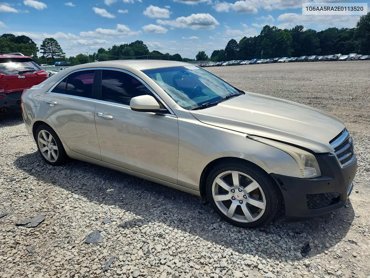 2014 Cadillac Ats VIN: 1G6AA5RA2E0113520 Lot: 57697606