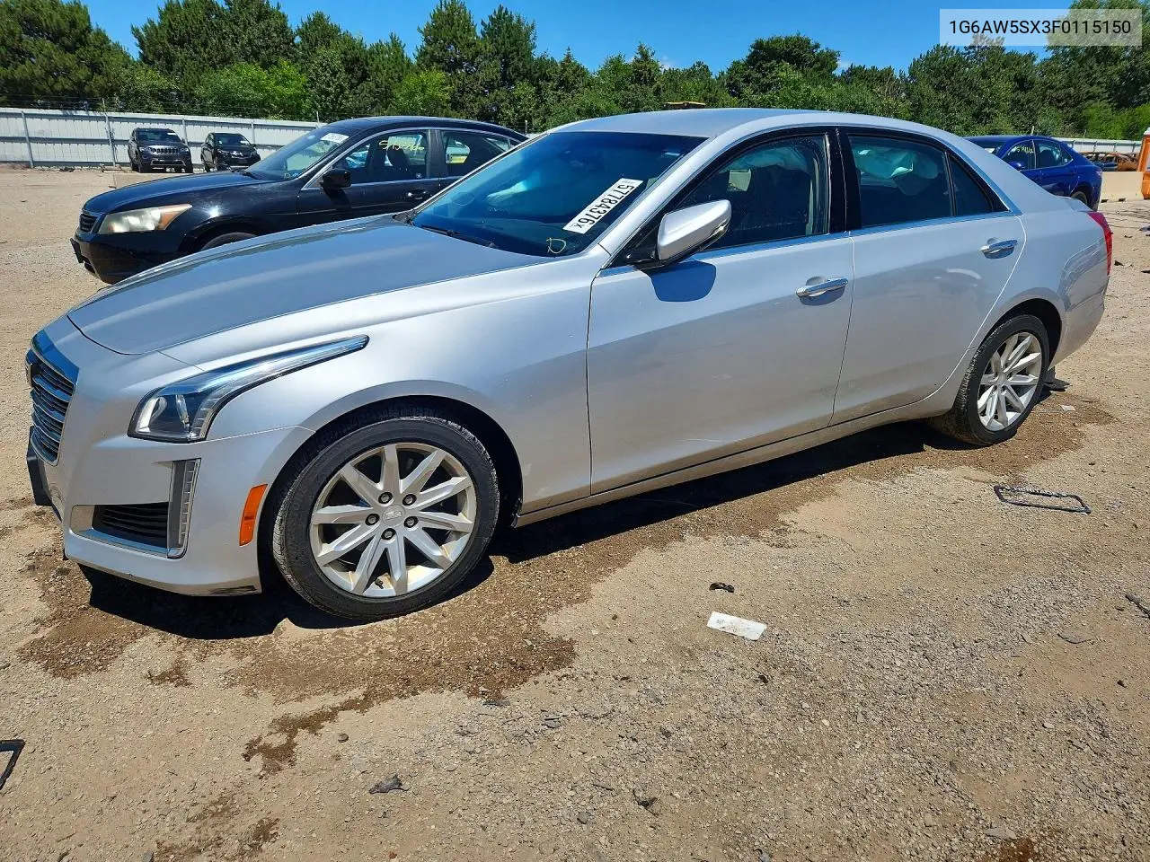 2015 Cadillac Cts VIN: 1G6AW5SX3F0115150 Lot: 57784376