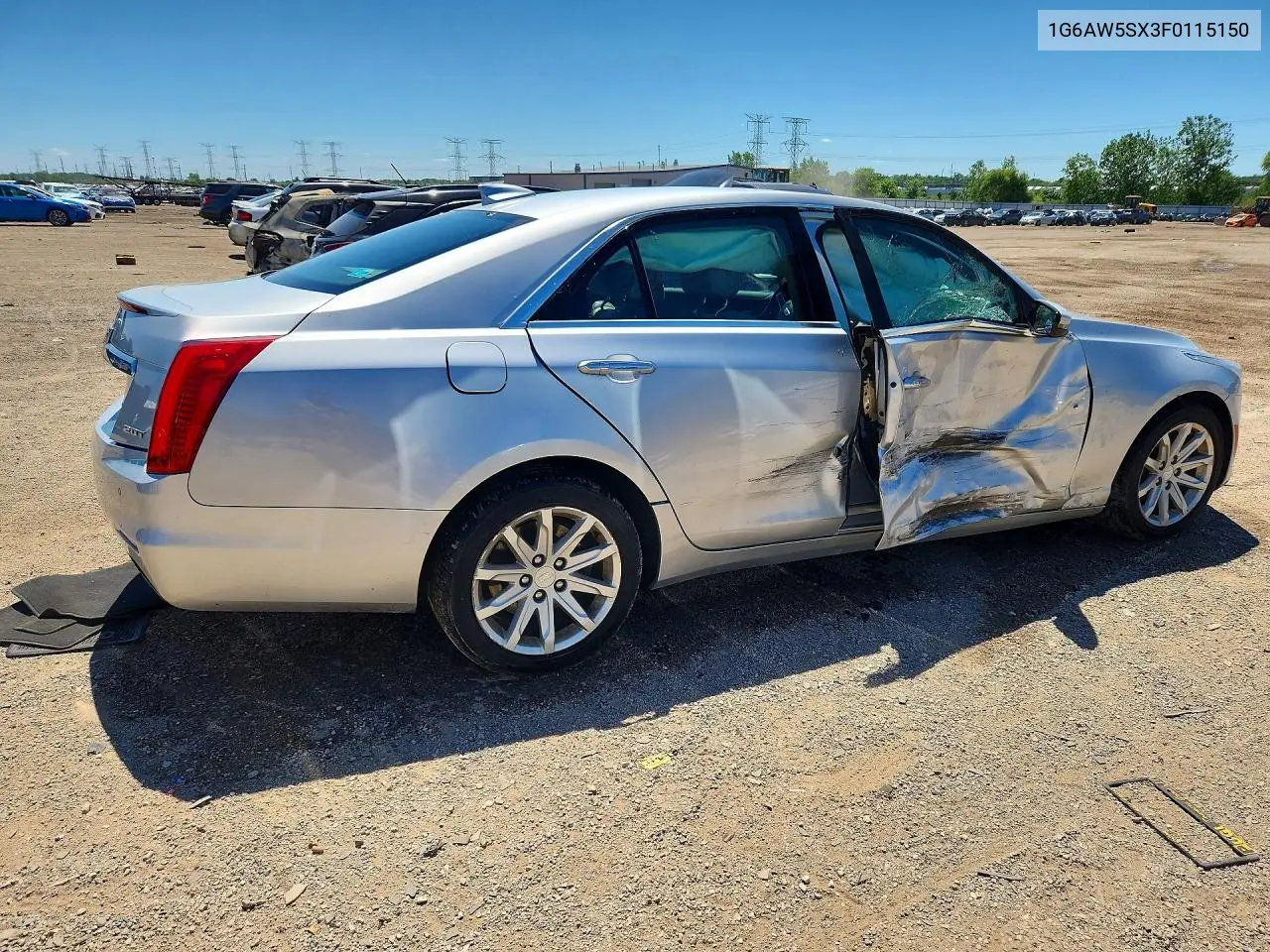 2015 Cadillac Cts VIN: 1G6AW5SX3F0115150 Lot: 57784376