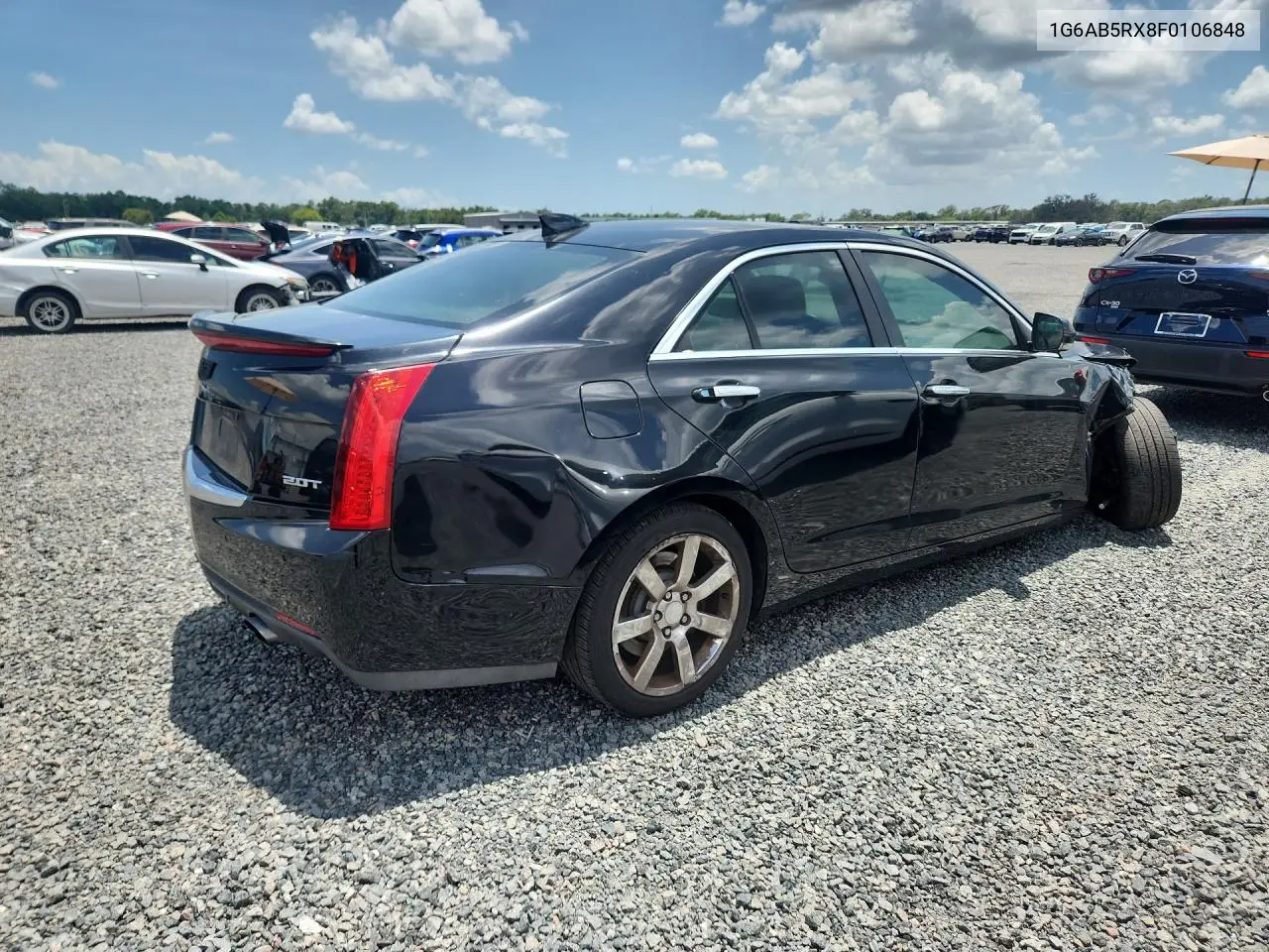 2015 Cadillac Ats Luxury VIN: 1G6AB5RX8F0106848 Lot: 57871886
