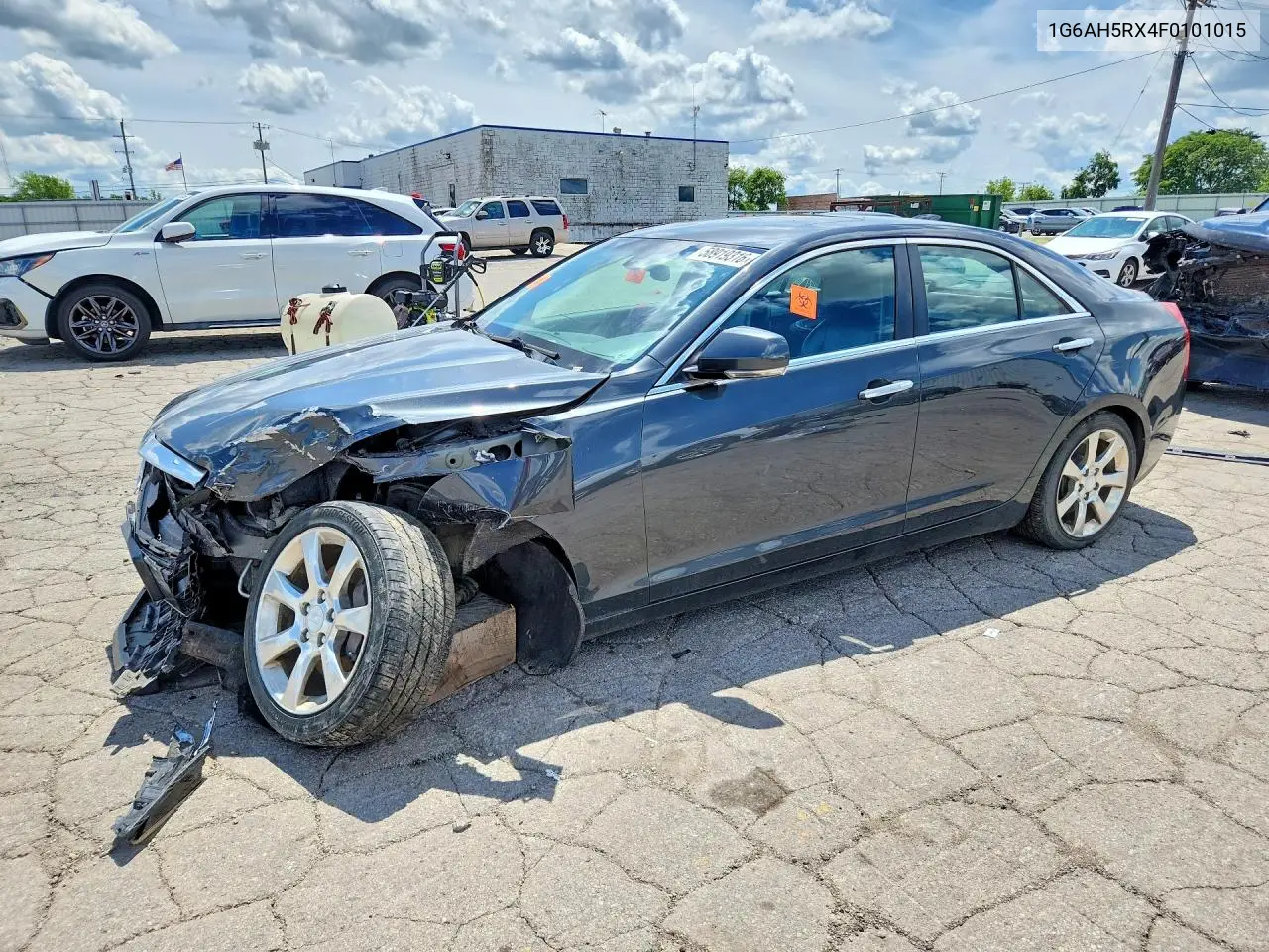 2015 Cadillac Ats Luxury VIN: 1G6AH5RX4F0101015 Lot: 58919316