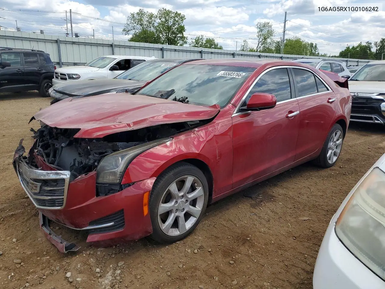 2016 Cadillac Ats VIN: 1G6AG5RX1G0106242 Lot: 55503766