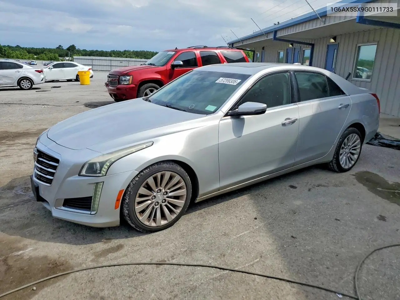 2016 Cadillac Cts Luxury Collection VIN: 1G6AX5SX9G0111733 Lot: 57299306