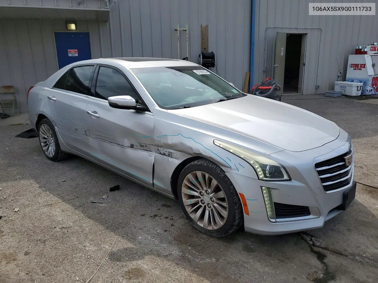 2016 Cadillac Cts Luxury Collection VIN: 1G6AX5SX9G0111733 Lot: 57299306