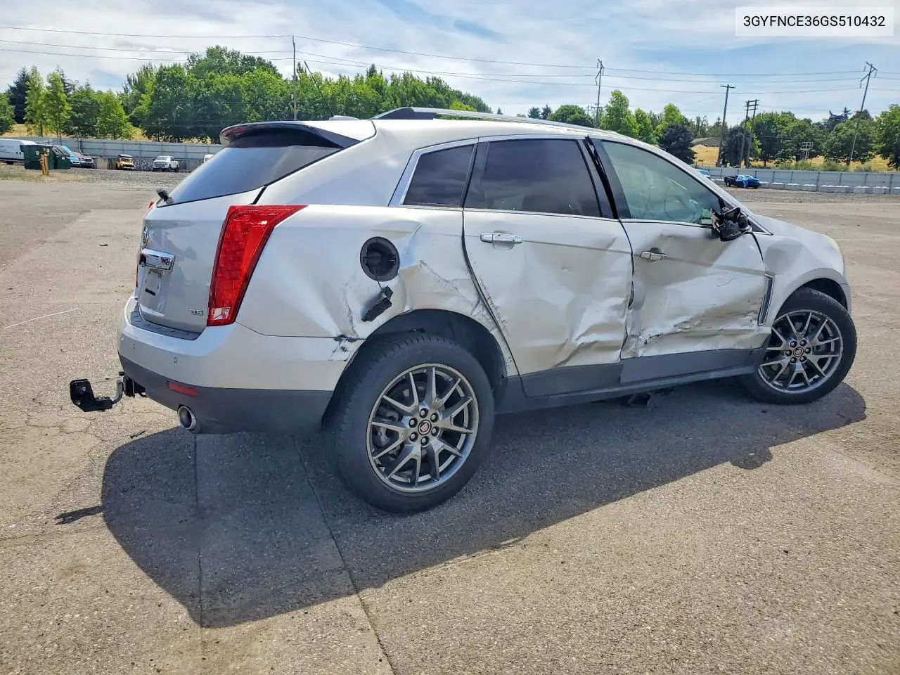 2016 Cadillac Srx Performance Collection VIN: 3GYFNCE36GS510432 Lot: 57700986