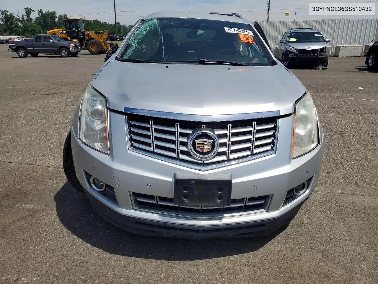 2016 Cadillac Srx Performance Collection VIN: 3GYFNCE36GS510432 Lot: 57700986