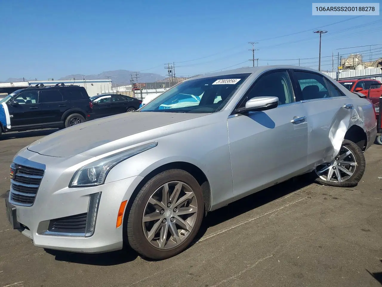 2016 Cadillac Cts Luxury Collection VIN: 1G6AR5SS2G0188278 Lot: 57803856