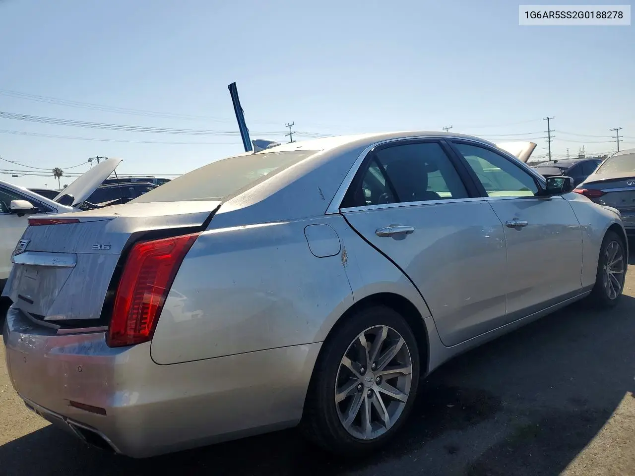 2016 Cadillac Cts Luxury Collection VIN: 1G6AR5SS2G0188278 Lot: 57803856