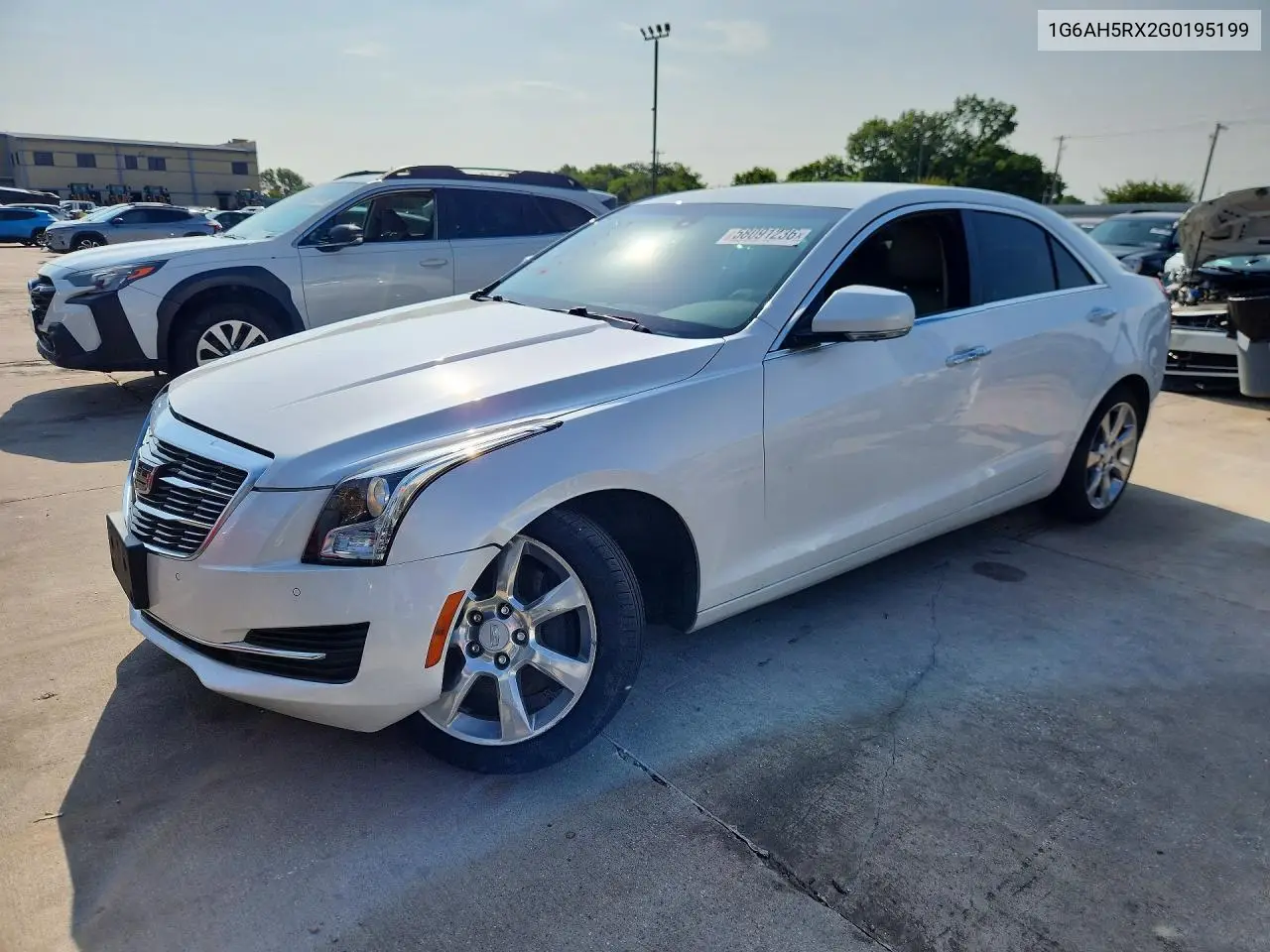 2016 Cadillac Ats Luxury VIN: 1G6AH5RX2G0195199 Lot: 58091236