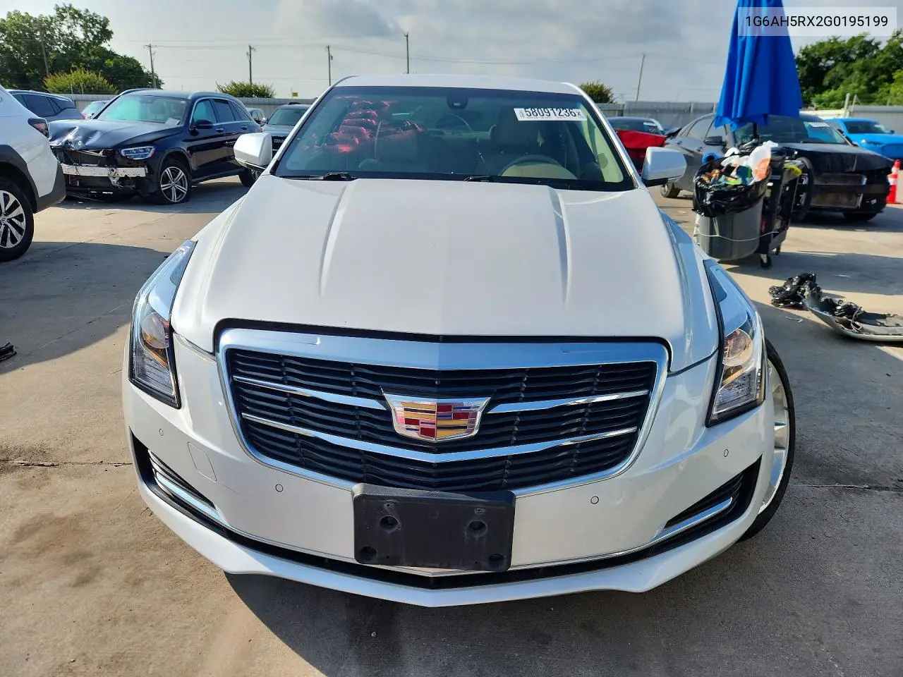 2016 Cadillac Ats Luxury VIN: 1G6AH5RX2G0195199 Lot: 58091236