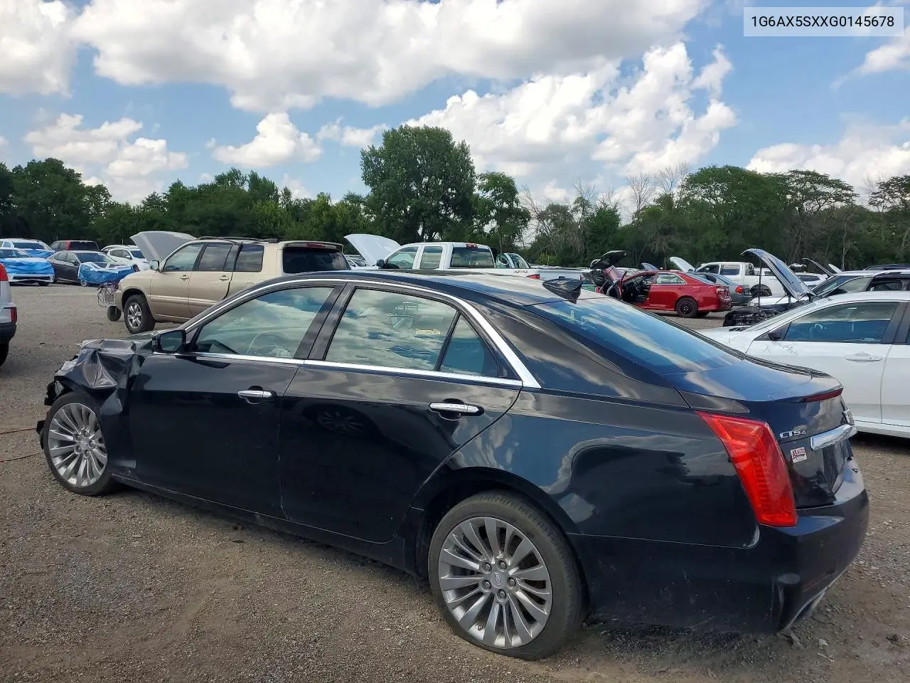 2016 Cadillac Cts Luxury Collection VIN: 1G6AX5SXXG0145678 Lot: 59645936