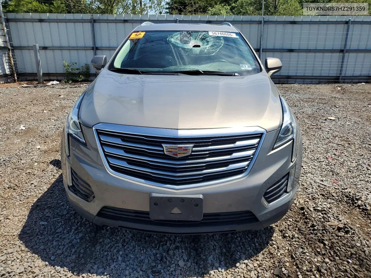 2017 Cadillac Xt5 Luxury VIN: 1GYKNDRS7HZ291359 Lot: 56746606